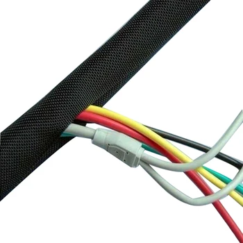 Nylon flammehæmmende flettet mesh rør, 5 mm 8 mm 10 mm 13 mm 16 mm stråle fiber optisk ledning beskyttelse tube Wrap Flettet Kabel-Ærme