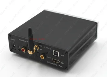 Dual ES9038Q2M ES9038 DAC CSR8675 Bluetooth-5.0 APTX-HD LDAC USB-DSD DAC OPA1622 Fjernbetjening