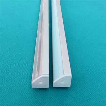 12PCS/masse 60inch 1,5 m lang anodiseret aluminium, led hjørne profil til led strip ,12mm pcb LED bar lys ,45degree kanal
