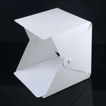 40*40*40cm Bærbare Folde Studio Light Box Fotografering Studio Sammenklappelig Softbox med Sort/hvid Backgound Blød Boks Lightbox