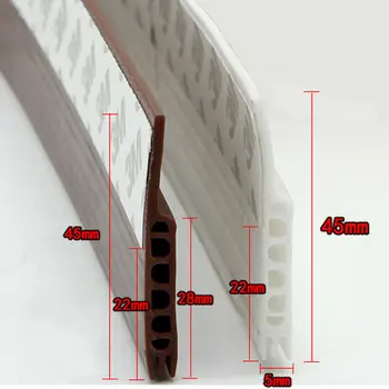 Høj Kvalitet Forsegling Strip Praktiske Væg Klistermærker Vindtæt Silikone Forsegling Strip Bar Dør Holdbar Støvtæt Forsegling Strip