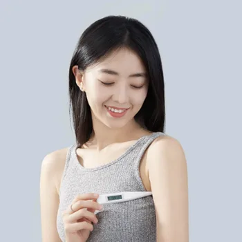 Lager Xiaomi Mi Elektronisk Termometer Digital Følsomme Præcise Smart APP som Automatisk Roman Lagring Krop Voksen Baby Husstand