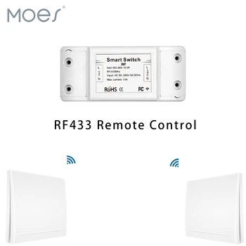 433Mhz Trådløse Smart Switch RF-Modtager til Fjernbetjening Tryk på Knappen Controller Wall Panel-Senderen,2-vejs/3-vejs Multi-Control