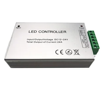 DC12V-24V Nøgler RGB LED Controller RF-Fjernbetjening Lyd Sensor Stemme Audio Control For 3528 5050 RGB LED Strip Light