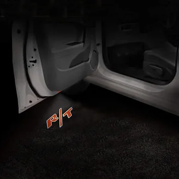 2-40 pc ' er, R/T-Logo Bil Døren Lys Projektor Til Dodge Challenger SRT Scat Pack Demon Oplader LED Badge Ghost Skygge Tilbehør