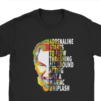Mænds Hetfield Kunst Piskesmæld Tshirt Jazz Trommer Trommeslager Musik, Film Bomuld Tops Unikke O-Neck t-Shirt t-Shirts
