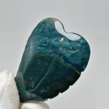 1-3stk 2020 nyt produkt smuk krystal healing håndværk kvarts blå apatit regnbue fluorit sten blad halskæde