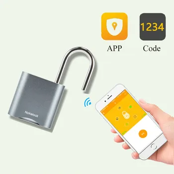 Bluetooth-Lock Password Kode Hængelås Pose Bagage Rejsetaske Anti Tyveri Sikkerhed Låse APP Digitale Smart Bluetooth, Keyless Hængelås