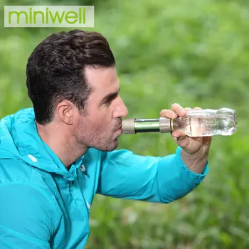 Miniwell L630 personlige camping rensning af vand filter halm for overlevelse eller nødhjælp