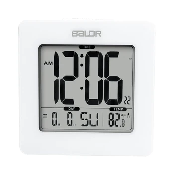 Samfundsordenen Digital LCD-Baggrundslys Termometer Kalender Indendørs Temperatur Måleren Se Fjernsyn Udsæt Timer Kids Table Clock