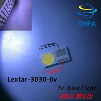 2000pcs Lextar LED-Baggrundsbelysning High Power LED 3030 6V 1,8 W kold hvid 150-187LM PT30W45 V1 TV-Program