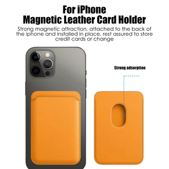 Magnetiske Kort, Taske Holder til IPhone 12 Pro Max antal Kort, Tasker Mag Magnetiske Sikker Tegnebog For 12 Mini Fald Stærk Magnet Tiltrække Hold