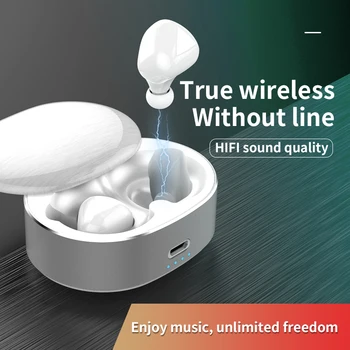 Nye T50 TWS Bluetooth Øretelefoner Mini Wireless 20 Meter Signal Høje Bas-Stereo-Headset med Automatisk Parring