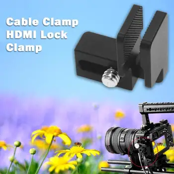 1/4 Skruer Kabel Lås Klip Klemme Protector HDMI til Sony A6500/A6300/A6000 Kamera Bur Kit Rig