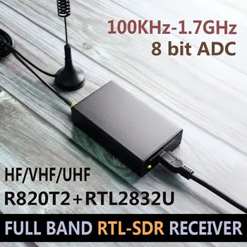 Radio Modtager 100KHz-1,7 GHz Band UV-HF RTL-SDR USB-Tuner RTLSDR USB Dongle Med RTL2832u R820t2 RTL SDR-Modtager