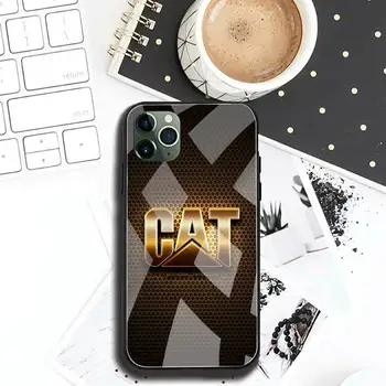 Caterpillar logo Telefon, Sag Hærdet Glas Til iPhone 11 Pro XR XS MAX 8 X 7 6S 6 Plus SE 2020 sag