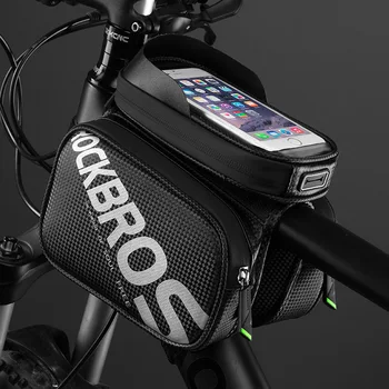Cykel taske Mountain bike Front sadeltaske Touch Screen Telefon, holder multifunktion vandtæt mtb cykel tilbehør lomme