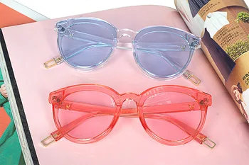 Oversized Goggles Square Solbriller Kvinder Gennemsigtig pink Ladies-Brillerne Mænd Gafas de sol UV400
