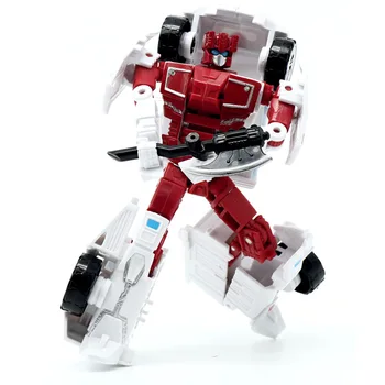 Lensple Stor størrelse Transformation 5 i 1 ko nye desigh Defender 33CM Robot Action Figur Legetøj