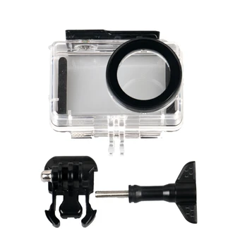6 I 1 Kamera Tilbehør Kit-Vandtæt etui+Side Beskytte Ramme+Silikone Case+Linse Cover Tilfældet For Mi Jia Mini 4K-Cam
