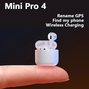 Original Mini Pro4 TWS trådløse bluetooth hovedtelefoner til gaming headset IPX5 vandtæt Til Xiaom iPhone PK i11 i12 i9000 Pro3