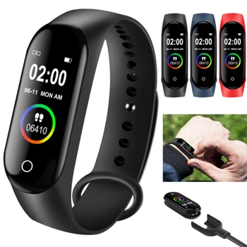 M4 Smart Watchs Sport Armbånd Til Kvinder LED-Skærm Trænings-og Traker Bluetooth-Vandtæt Dame Watchs Sports Brand digital ur