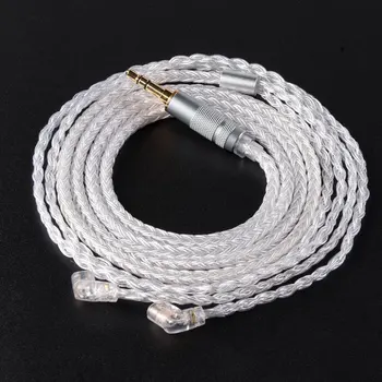 Yinyoo 16 Kerne Sølv Forgyldt Kabel 2.5/3.5/4.4 mm Opgradere Kabel Med MMCX/2pin Stik V90 BA5 KZ ZSX AS10 BLON BL-03