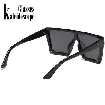 Sort Oversize Solbriller til Kvinder Store Billede Sol Briller Mænd Sunglasse Vintage Kørsel Briller Damer Oversize Eyewears