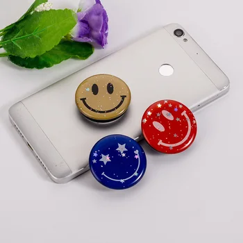 30stk Universal finger holder til tablet, mobiltelefon iphone, samsung, huawei honor xiaomi redmi smil ansigt beslag stå socket
