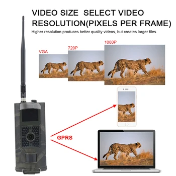 HC700G HC700A 3G Jagt 16MP Kamera GPRS-Foto-Fælder Night Vision Dyreliv Trail Kameraer Hunter Infrarød Spejder Chasse