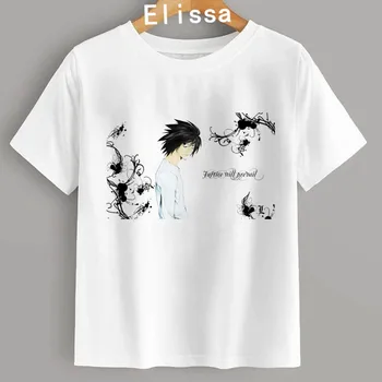 Anime Death Note Sommeren Tshirt Kvinder Harajuku Punk T-Shirt Unisex Hip Hop t-Shirt Toppe Casual Streetwear Tøj Pige T-shirt