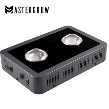 MasterGrow Sort 600W COB LED vækst Lys Fulde Spektrum 410-730nm Med Stor Linse Til Indendørs hydroponic Voksende Plante og Blomst