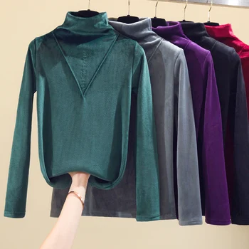 Sweater Vinter Tøj Rullekrave Lange Ærmer Kvinde Trøjer 2020 Falde Sort Koreansk Mode Vintage Pullover Harajuku Top