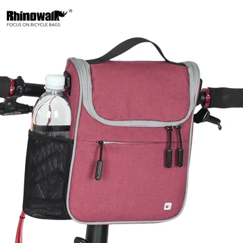 Rhinowalk Multifunktions-Handlebar Bag 5L Stor Kapacitet MTB Cykel Foran Tube Taske Cykling skuldertaske med Vandtæt Cover