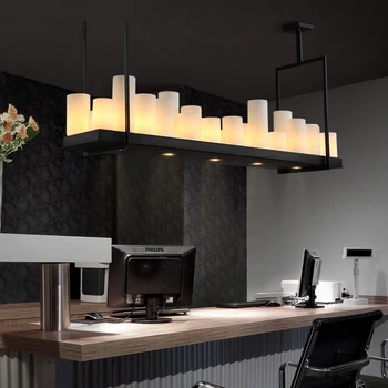 LED Nordiske stue belysning restaurant suspenderet lampe Industrielle retro inventar loft hængende belysning Bar vedhæng lys