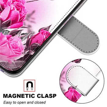 Luksus mode vision malet læder cover for Samsung Galaxy A71 EN 71 SM-A715F A715 fuld beskyttende mobiltelefon tilfælde etui