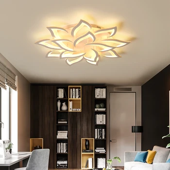 Ny kronblad Lysekrone Til Stue, Soveværelse Hjem glans para sala AC85-265V Moderne LED Loft Lysekrone Lampe Inventar lustre
