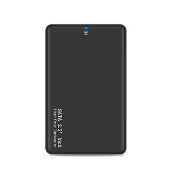 2,5 tommer-USB 3.0 SATA Hd Boks HDD-Drev, Ekstern HARDDISK Kabinet sort Sag Af Gratis 5 Gbps Støtte UASP for SSD/ 2TB Harddisk