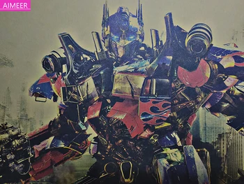 Vintage animationsfilm Tokyo Ghoul platform Transformere Optimus Prime retro kraft plakat dekorative maleri, med wall stickers