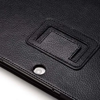 For Samsung Galaxy Tab 2 10.1 P5100 P5110 Tablet Tilfælde Litchi Mønster PU Læder Stå Folio Beskyttende Hud Dække+Protector Film