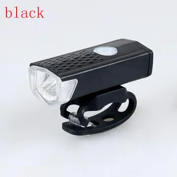 1 STK Cykel USB-Lygten Vandtæt LED Genopladelige Bycicle Lys Foran Lampen Forlygte