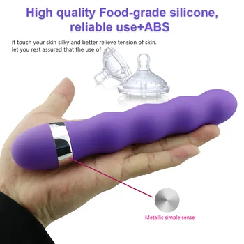G-Spot AV Stick Vandtæt Vibrator Silikone Dildo til Vagina, Klitoris Stimulat Vibrerende Stok Kvindelige Onani Massageapparat Sex Legetøj