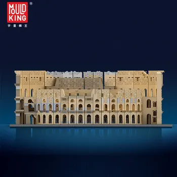 Skimmel King Arkitektur Byen Streetview Italien Romerske Colosseum MOC-49020 Model Kit byggesten Mursten Legetøj For Børn