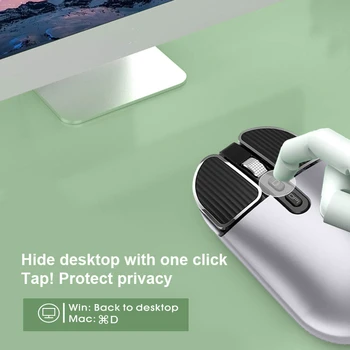 5,8 G Bluetooth Trådløse Magic Mouse Tavs Genopladelige Computer Mus Tynd, Ergonomisk PC Office Mause Til Apple Mac Microsoft