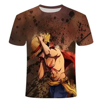 2020 Nyt Stykke Anime Sommer 3D-Print kortærmet T-shirt Top Nyeste Mode T-shirt, Top-mand/Dreng Tegnefilm Casual T-shirt