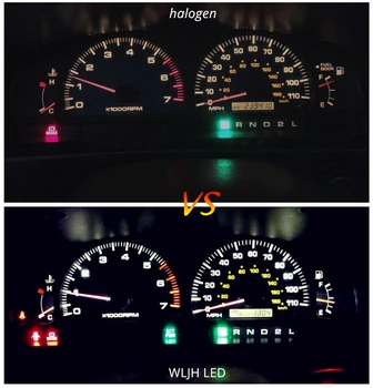 WLJH Nyeste kombiinstrumentet Panel Måler Speedo Lampe Advarsel Pære Full LED Dashboard-Light-Kits til 1982-1999 Toyota Celica