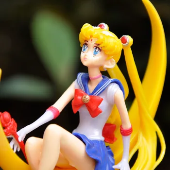 Sailor Moon Anime figur toy PVC-Action Figur Vinger Kage Dekoration Samling Model Legetøj Dukke Brithday Gaver
