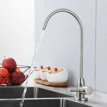 Hane Tryk Rustfrit Stål, 360 Graders Roterbar Moderne Hjem til Køkken Vask