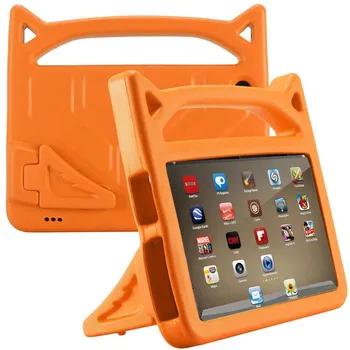 Silikone Case Til Amazon Kindle Fire HD 8 2019 8. Generation tablet etui Til Amazon Kindle Børn Sikkert EVA Gummi Håndtag Stå Tilfældet#g4