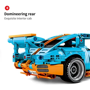 Sembo City Trække sig Tilbage Ekstrem Hastighed Super Racing Bil byggesten DIY-Technic Sportsvogn Model Mursten Kids Legetøj til Drenge Gave
